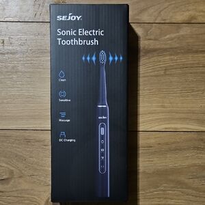 Black Sonic Electric Toothbrush